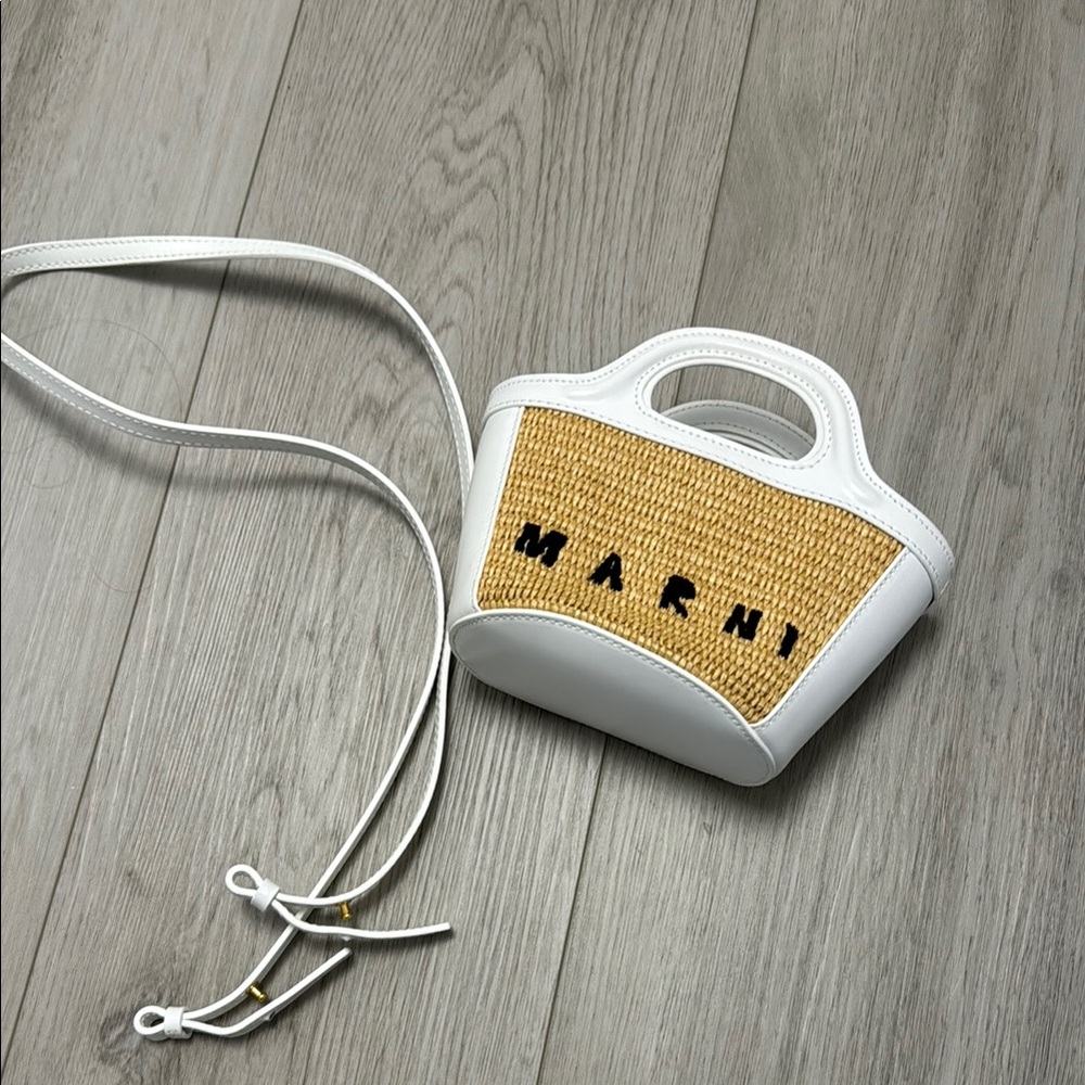 Marni White and Tan Women's Bag
